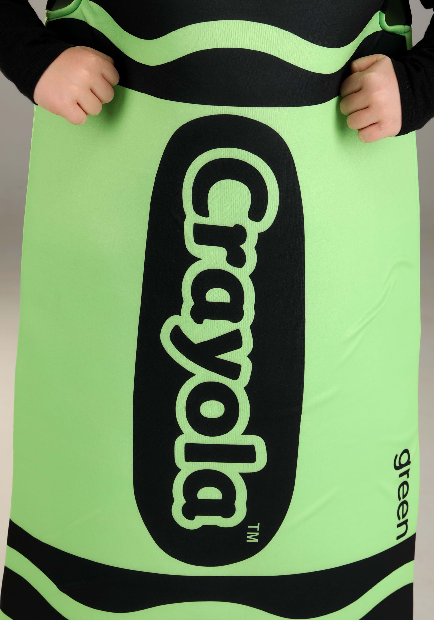 Kid's Green Crayola Crayon Costume