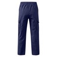 thumbnail image 3 of CONZONE Kids Boys Baggy Cargo Pants Straight Leg Hiking Pants for Child Elastic Waist Drawstring Lightweight Fall Winter Outdoor Jogger Pants with Pockets, 3 of 5