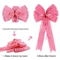 thumbnail image 4 of Lazo de arpillera rosa Tree Topper Hongsome, 28 x 50 cm, 2 unidades, 4 of 6