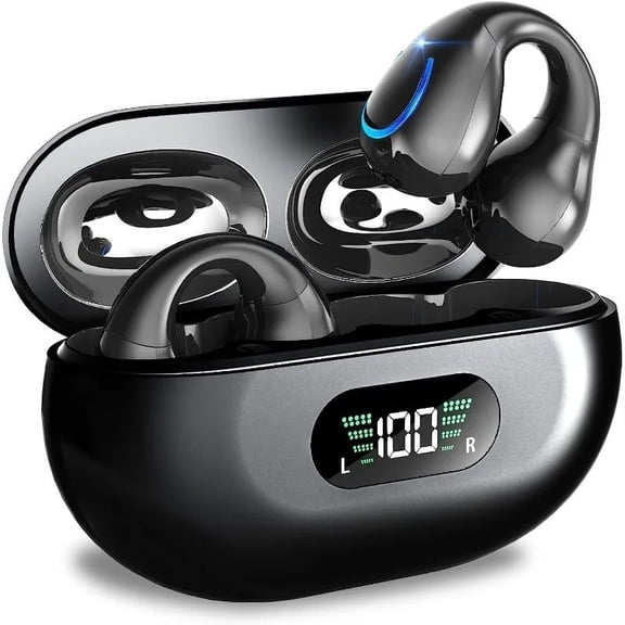 NefLaca  Wireless Bluetooth Earbuds with LED Display Charging Case for iPhone Android