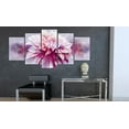 thumbnail image 2 of Tiptophomedecor Stretched Canvas Floral Art - Violet Dahlia - Stretched & Framed Ready To Hang Art, 2 of 4