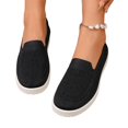thumbnail image 5 of Mfakffe Womens Knit Slip On Flat Shoes Breathable Mesh Non Slip Sneakers Lightweight Casual Low Top Daily Walking Shoes, 5 of 5