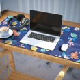 thumbnail image 3 of Long Mouse Pads for Desk,Pioneer Flower Floral Print Pattern Desk Mats on Top Of Desks, Desk Mouse Pad Extra Large with 3mm Non-Slip Base and Stitched Edge for Gaming,Office,Work,Home 35.4"x15.7", 3 of 6