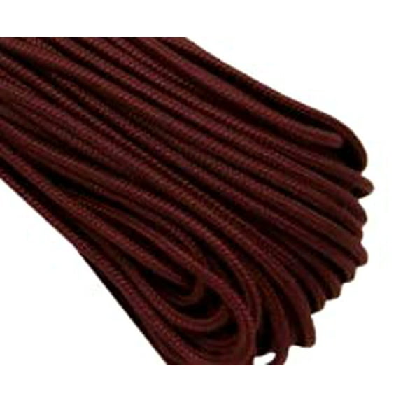 Atwood Paracord - 100' x 3/32" Tactical Cord 4 Nylon Strand Core 275 Test Weight 275lbs (Maroon)