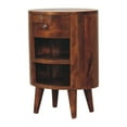 thumbnail image 3 of Lesuto Cortez Chestnut nightstand - Nordic Style, Wood, 0 Drawers, 3 of 12