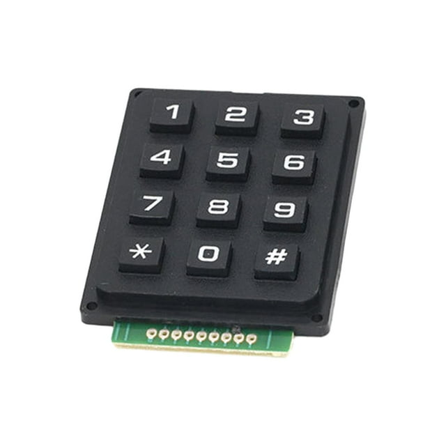 DYNWAVECA Matrix Keypad Keyboard Modules, MCU Board Matrix Array Switch, Durable Phone Matrix Keypad ,Matrix Membrane Keypad 12 keys 4x3