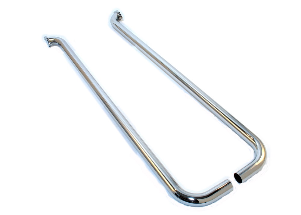 Patriot Exhaust Single Low Line Lake Pipe Exhaust Side Pipes 2 pc P/N