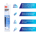 thumbnail image 3 of 3M 06504 10.1 Oz Black Marine Adhesive Sealant 5200, 3 of 7
