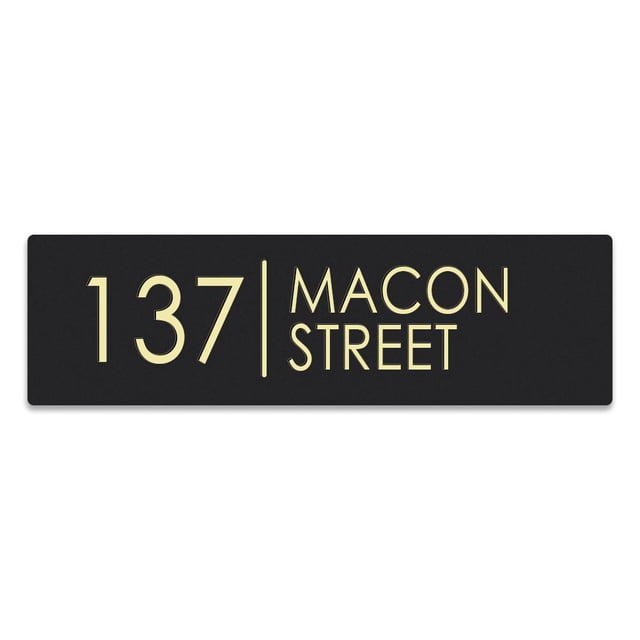 Personalised House Number Plaque DIY House Sign Door Sign Number Plate Acrylic B9B9