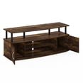 thumbnail image 4 of Furinno JAYA Large Entertainment Center Hold up to 55-IN TV, Amber Pine/Black, 4 of 6