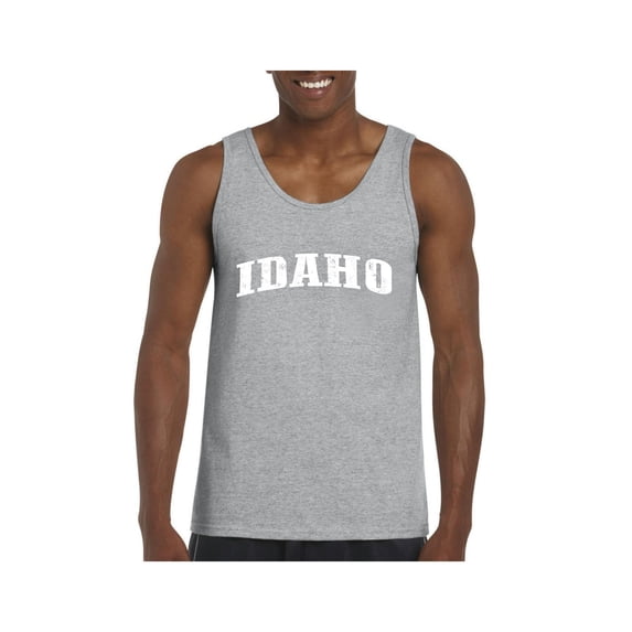 MmF - Men's Tank Top for Men, up to Men Size 3XL - Idaho