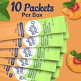 thumbnail image 6 of Crystal Light Drink Mix, 10 Packets, for Convenient On-the-Go Flavorful Hydration, Artificially flavored Peach Iced Tea, Zero Sugar, 0.7 oz, 6 of 17