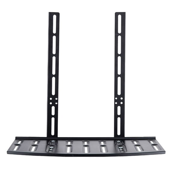 TV Set top Box Holder No Drill Router Shelf Storage Black Rack