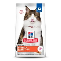 Hill's Science Diet Perfect Digestion Whole Grain Chicken, Rice, & Oats Dry Cat Food, 13lb Bag