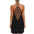 thumbnail image 3 of Cadeaux de la Fête des Mères, Kcavykas Robe Maxi Bohème, Robe Femme Dos Ouvert Sans Manches Décontractée Ample en Maille Ajourée, 3 of 8