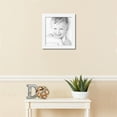 thumbnail image 3 of ArtToFrames 14" x 15" Contemporary White with Lip Picture Frame, 14x15 inch White Wood Poster Frame (WOM-2032), 3 of 7