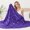 Purple star, variant on Reversible Cooling Blanket Double Sided Pattern,Twin - 60"×90"