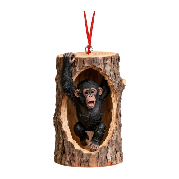Christmas Hanging Ornaments,Animal Christmas Ornament Animal Decoration 24 Styles 2D Acrylic Flat Animal Ornaments For Christmas Tree Home & Festival Decoration