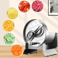 thumbnail image 3 of Commercial Vegetable Slicer Stainless Steel for Tomato Onion Potato Lime 0-13mm Thickness Adjustable Manual Fruit Cutter, 3 of 9