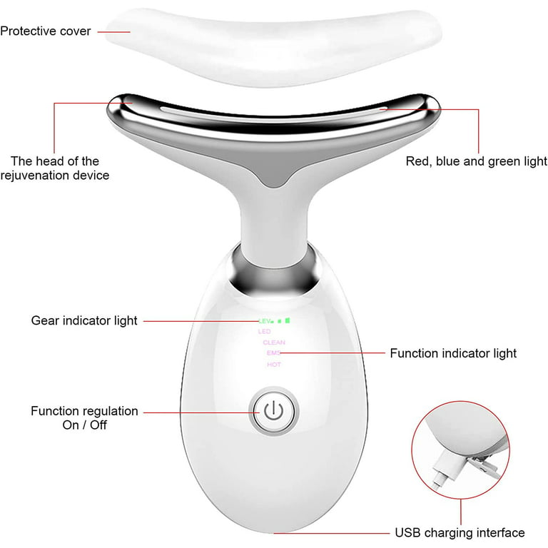 LIIFEPRO face sculpting tool, jawline sculpted device, double chin reducer,  face shaper for jawline, with 3 LED colour modes for appearance, wrinkles,  under chin and skin tightening
