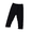 Black, variant on Little Girls Thin Leggings Pants Kids School Uniform Cotton Sweatpants with Elastic Waist Toddler Slim Fit Mid Length Pants