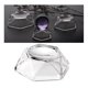 thumbnail image 5 of Base de bola de cristal transparente acrílico, soporte de adorno de bola Feng Shui, estante de exhibición de vidrio nuevo, adorno de estante (3 uds), 5 of 5