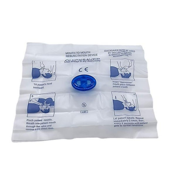5Pcs Portable Disposable Cpr Mask Mouth To Mouth Quick Save For Travel Outdoor Camp First Aid Emergency Kits Accessories