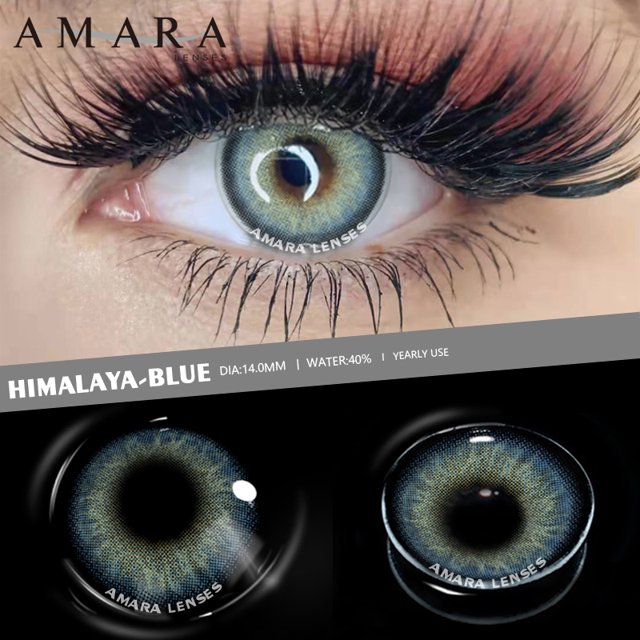 lentes de contacto amara 1 par de lentes de contacto de color de la serie brazilgirl lentes de color cosméticos