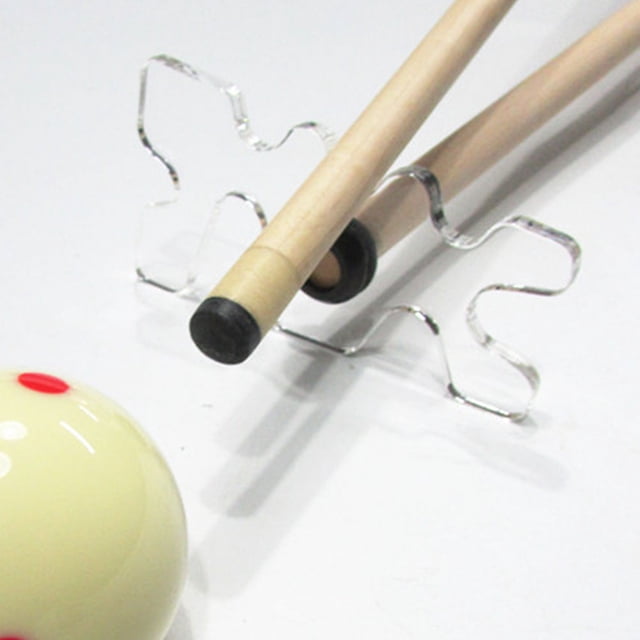 Raindrops 1Pack Rectangular Freestanding Billiard Cue Floor Rack Professional Design Stable Structure 11.8x2.6x0.2in