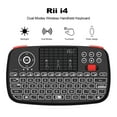 thumbnail image 2 of Teclado Rii i4 Mini teclado inalámbrico Bluetooth y 2.4GHz Modos duales Ratón de mano Retroiluminado Ratón Touchpad Control remoto Compatible con Windows / Android Rii Teclado, 2 of 7