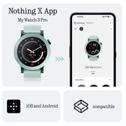 CMF BY Nothing Watch 3 Pro Smart Watch for Men Women, Bluetooth Calling, AI Energy Score, 13-Day Battery Life, Built-in Monitoring System, GPS, 130 Sport Modes, Android iOS, IP68 Light Green