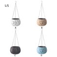 thumbnail image 3 of Maceta decorativa Matsuzay colgante con tablero impermeable color café claro talla grande, 3 of 6