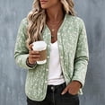 thumbnail image 2 of Enjoytime Womens Jacket Floral Button Down Long Sleeve Outerwear Lightweight Casual Comfy Fall Winter Coat 2026, 2 of 8