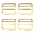 thumbnail image 1 of Hebilla de gancho G (4 unidades), hebilla ajustable con resorte, aleación de zinc, 38 mm, hebilla de cincha resistente Oro claro, 1 of 9