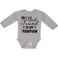 thumbnail image 3 of Inktastic My Best Friend is My Pawpaw with Hearts Boys or Girls Long Sleeve Baby Bodysuit, 3 of 5