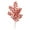 Red, variant on Vickerman 22" White Glitter Honey Locust Artificial Christmas Spray. Includes 6 sprays per pack.