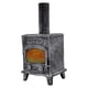 thumbnail image 5 of 1:12 hogar de con chimenea en miniatura, accesorio para sala de , resina, simulación Vintage, llama eléctrica LED, ascuas ,, 5 of 8