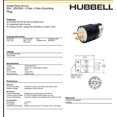 thumbnail image 3 of Hubbell HBL9451C Male Plug, 3 Pole - 4 Wire, 50A, 125/250V, 14-50P, Nylon Black, 3 of 3