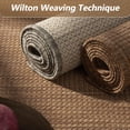 thumbnail image 6 of SIXHOME Outdoor Rugs 8'x10' Patio Rug Farmhouse Indoor Outdoor Rugs Polypropylene Washable Non Shedding, Easy Clean, Waterproof, Durable Outdoor Carpet for Porch Balcony Deck Neutral Brown, 6 of 8