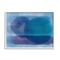 thumbnail image 4 of Stupell Industries Serene Blue Brushstrokes Abstract Circle Shapes Framed Wall Art, 30 x 24, Design by Amy Brinkman, 4 of 5