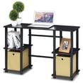 thumbnail image 4 of Furinno Bureau d'Ordinateur Tour-N-Tube avec Bacs de Rangement, Expresso/noir 17072EX/BK, 4 of 6