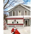 thumbnail image 5 of Garage Door Banner Cover 7 x 8 ft, Christmas Snowman Snowflake Red and Black Buffalo Plaid Christmas Garage Door Decorations Holiday Christmas Backdrop Decor for Winter New Year Xmas Party, 5 of 6