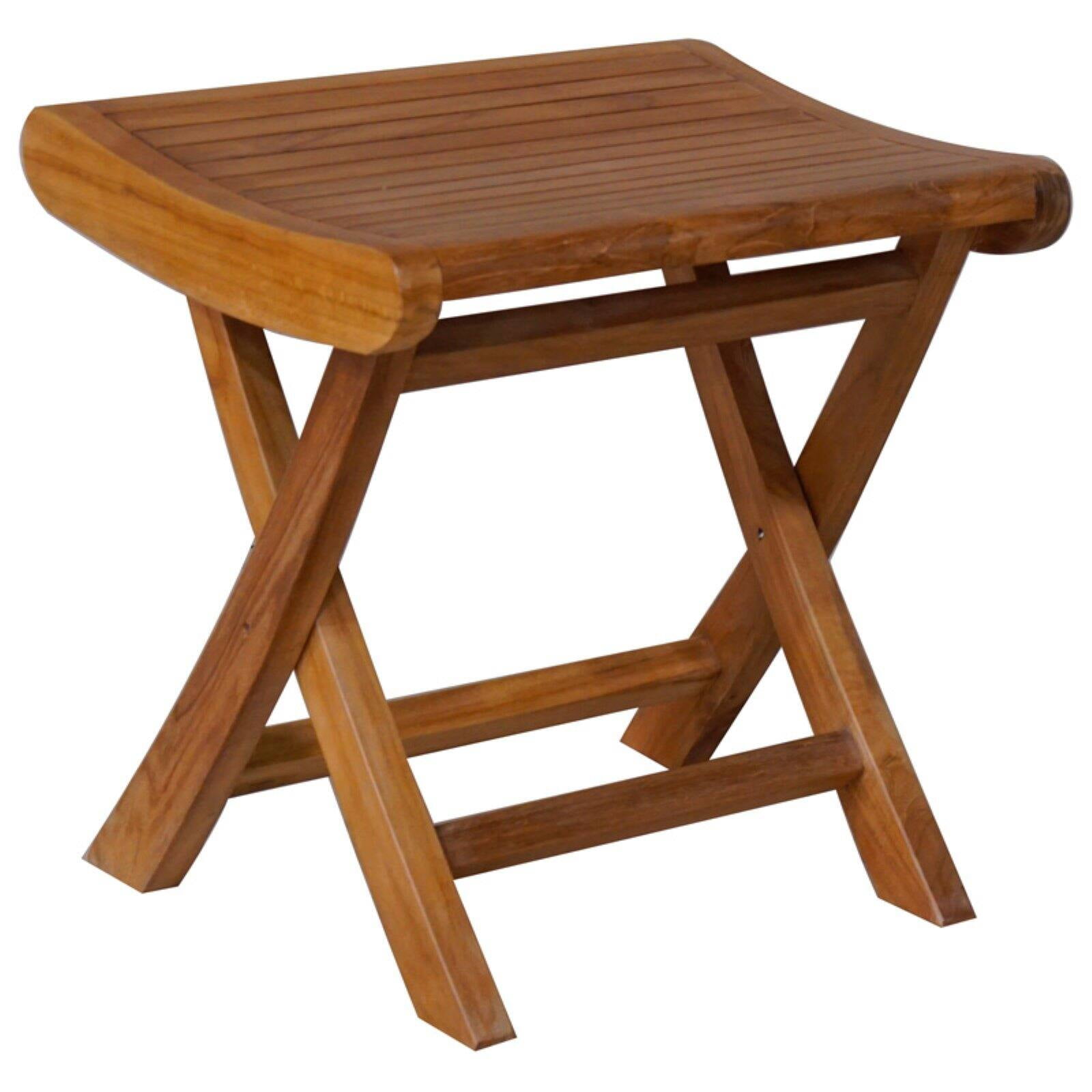 Chic Teak Italy Teak Outdoor Footstool