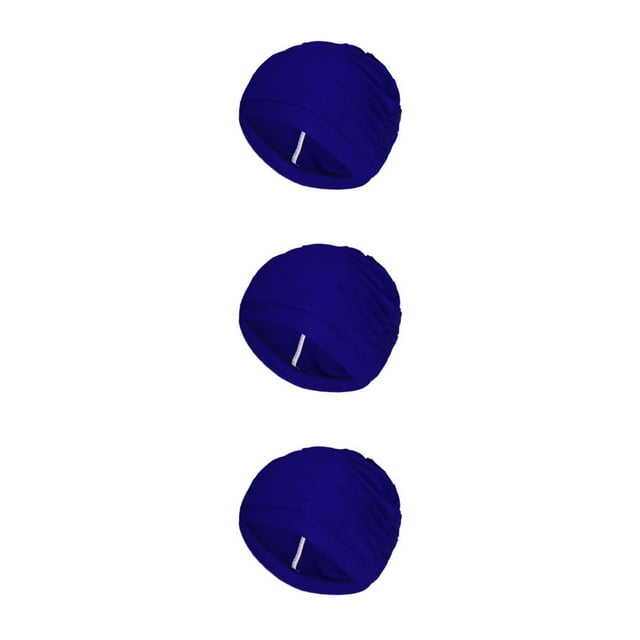 Guardoinrt Lightweight Bathing Cap For Swimmers Easy To And Durable Multi-functional blue 3Set