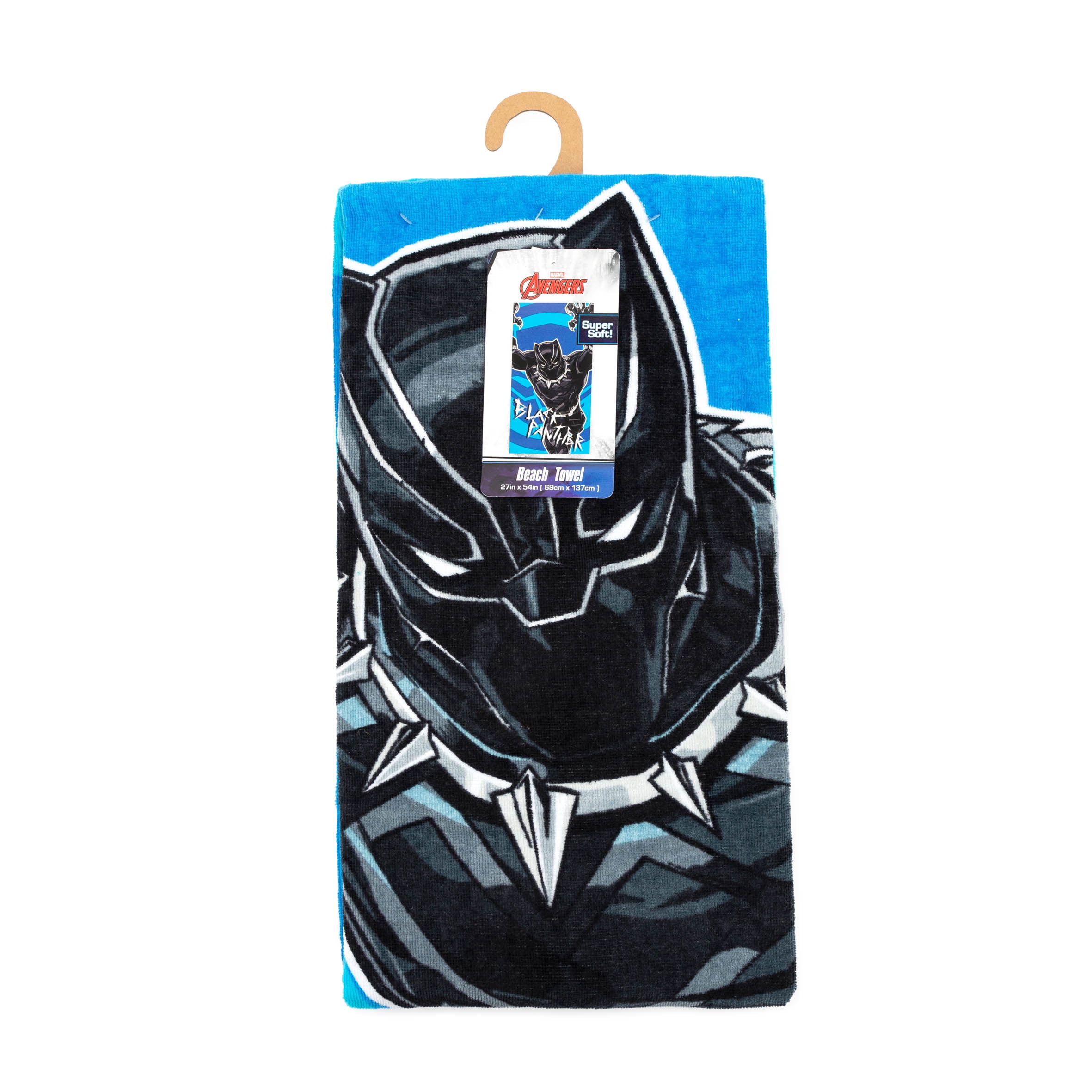 Black Panther Kids Beach Towel, 27 x 54, Marvel