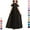 Black, variant on Moocorvic Off Shoulder A-Line Girls Dresses Junior Bridesmaid Dress for Wedding Ruffles Flower Halter Party Pageant Gowns 10-11Years,Black
