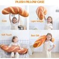 thumbnail image 4 of Juguete de peluche 20 En 3D Simulación Forma de pan Almohada Suave Lumbar Baguette Cojín trasero Comida divertida Juguete de peluche Fason HMYH518, 4 of 4