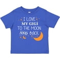 thumbnail image 3 of Inktastic I Love My Gigi to the Moon and Back Boys or Girls Toddler T-Shirt, 3 of 5