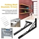 thumbnail image 5 of Soporte plegable de pared CHAO negro 350 mm 2 piezas, 5 of 5