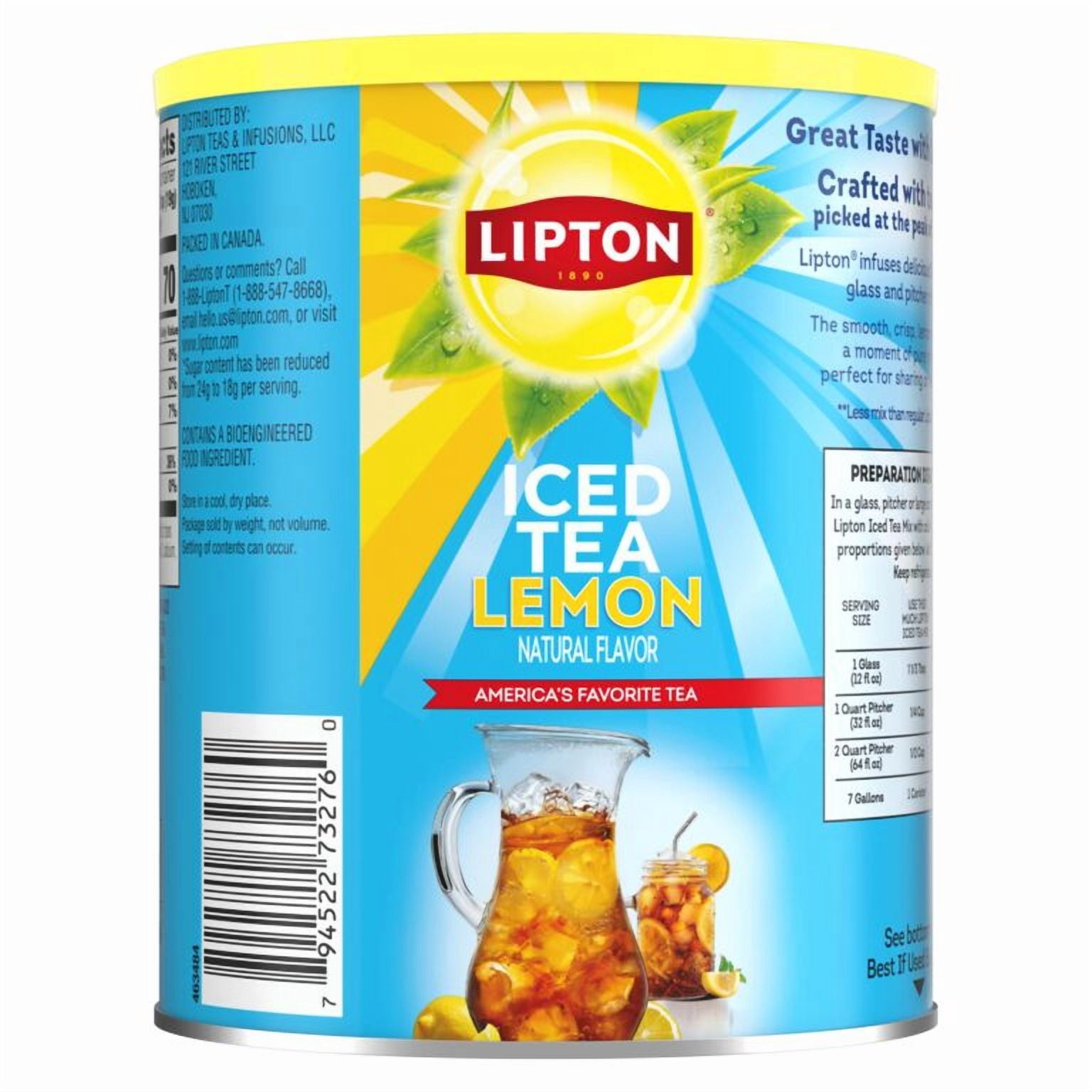 PR LIPTON ICED TEA LEMON RED SUGAR 28 QT&nbsp;&nbsp;&nbsp;